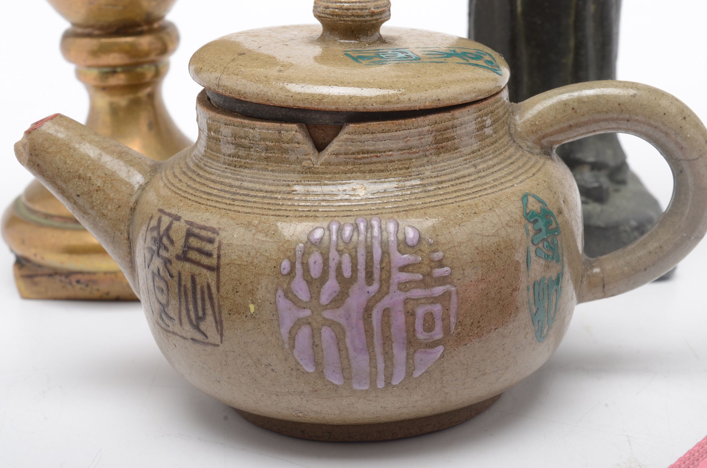 Assorted Group of Asian-Inspired Decorative Objects