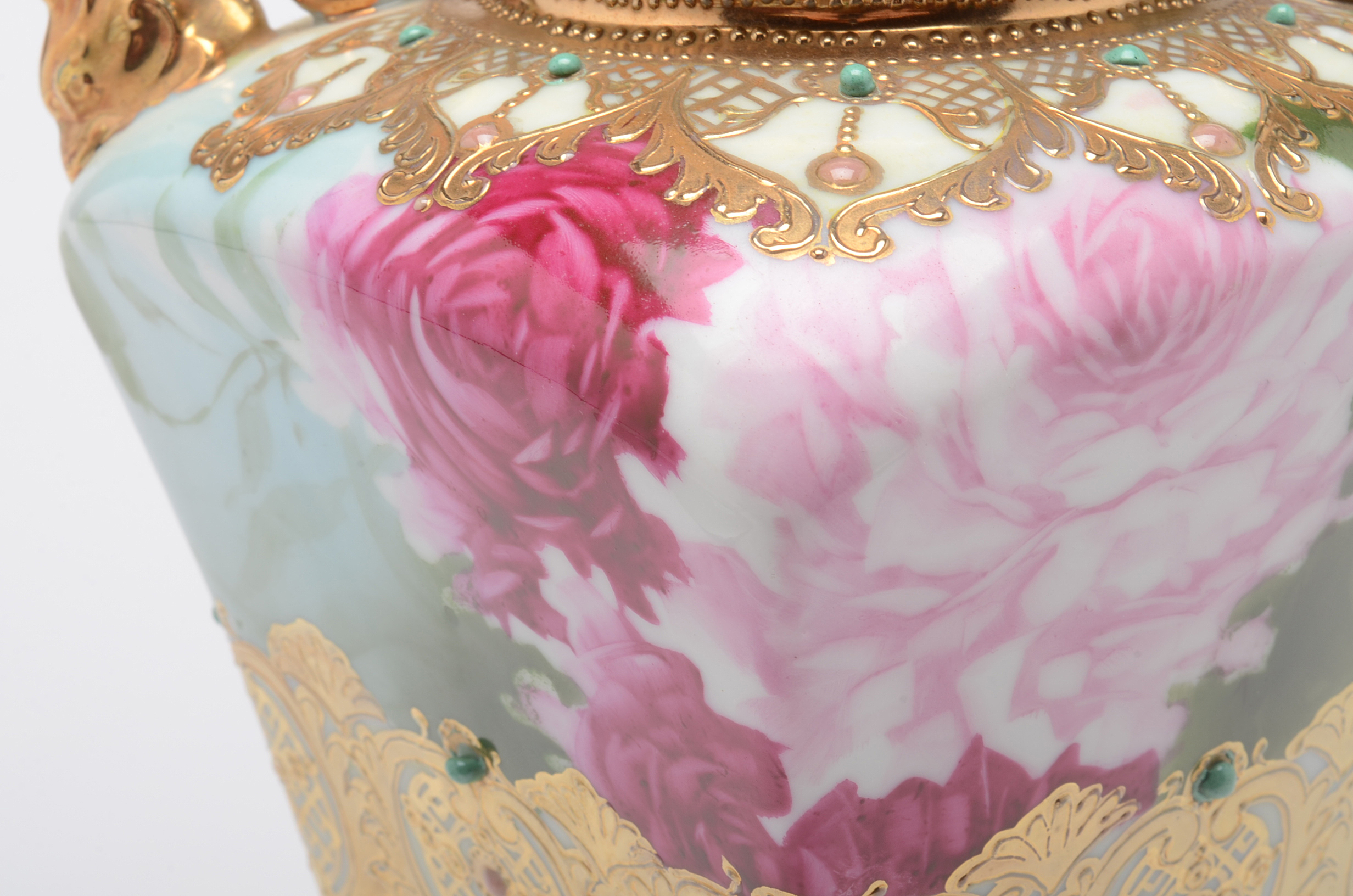 Nippon Hand-Painted Vase