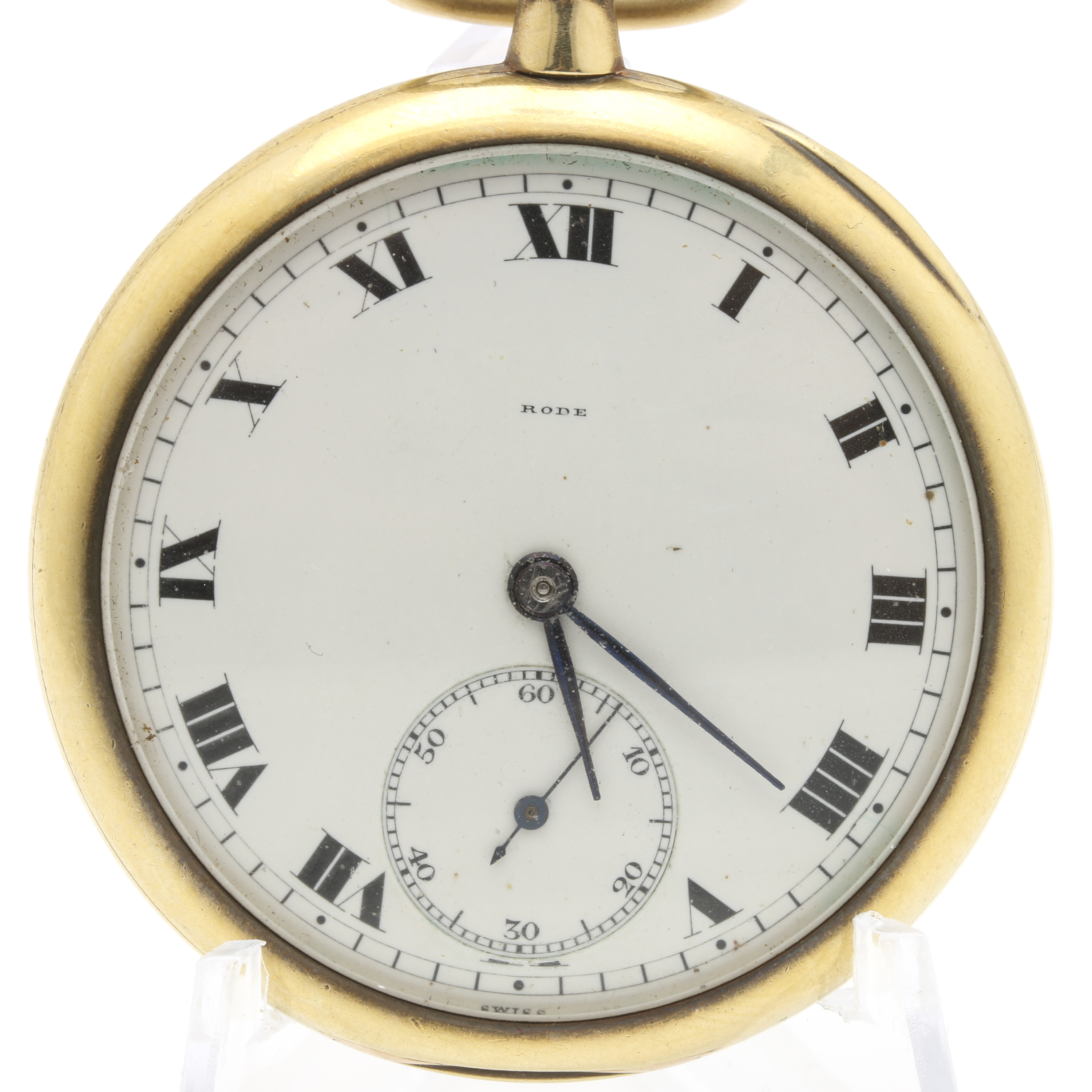 Rode 14K Open Face Pocket Watch