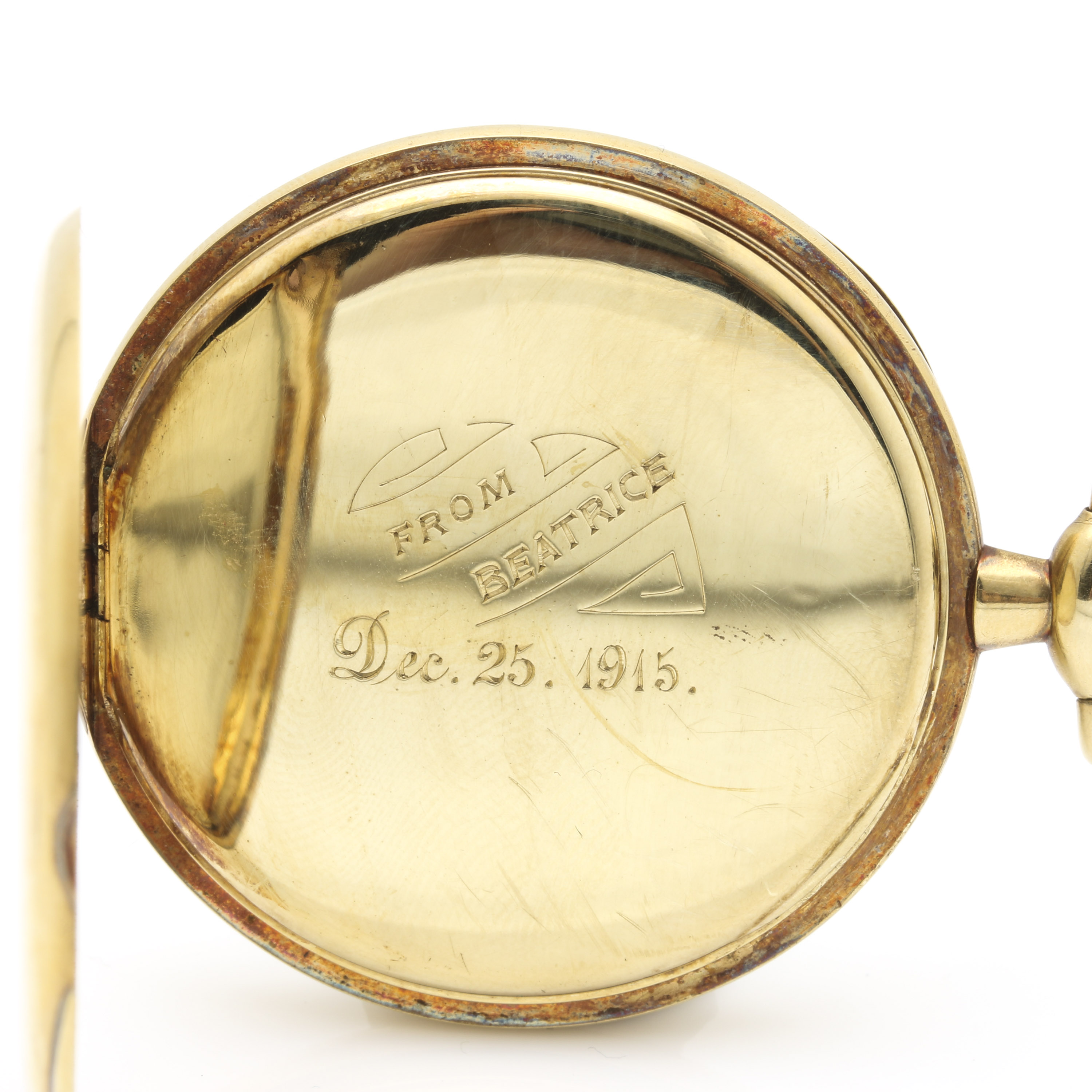 Rode 14K Open Face Pocket Watch