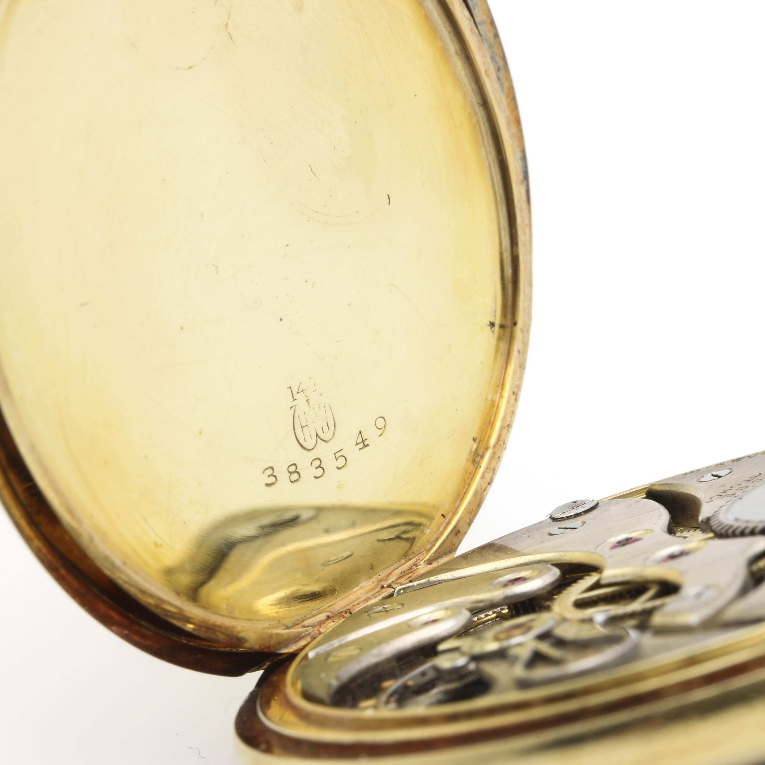 Rode 14K Open Face Pocket Watch