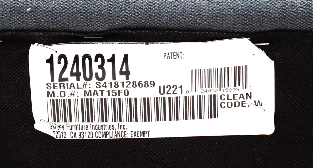 Ashley Furniture Armchair with Ottoman