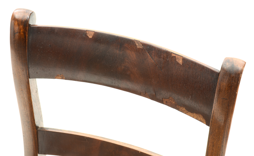 Eight Antique Empire Style Dining Chairs