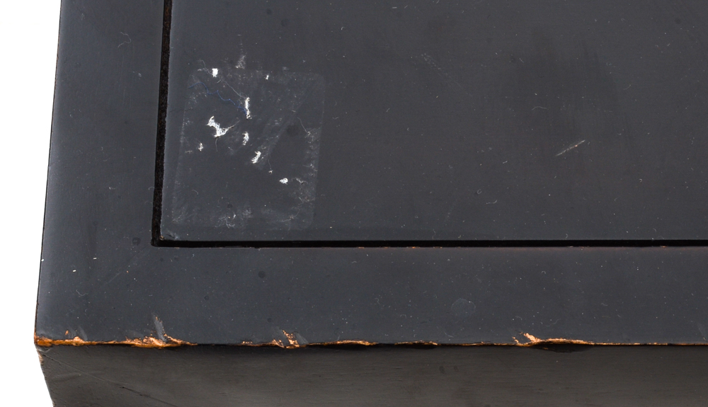 Pair of Contemporary End Tables in Black