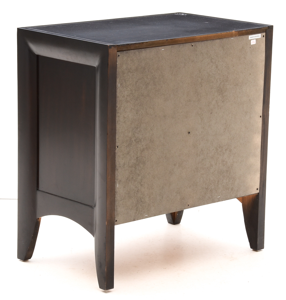 Pair of Contemporary End Tables in Black