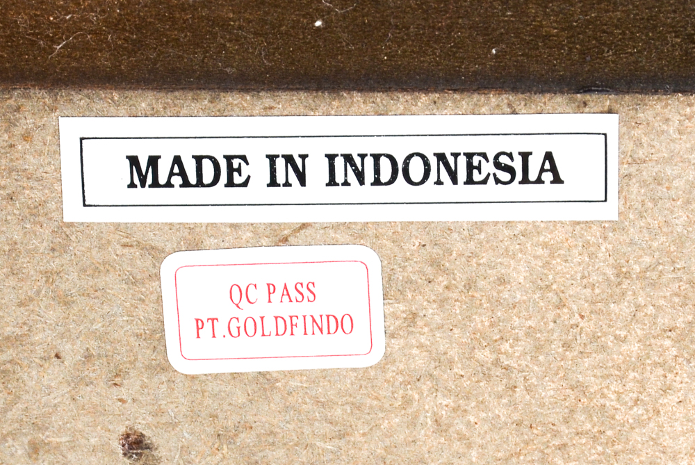 Pair of Contemporary End Tables in Black