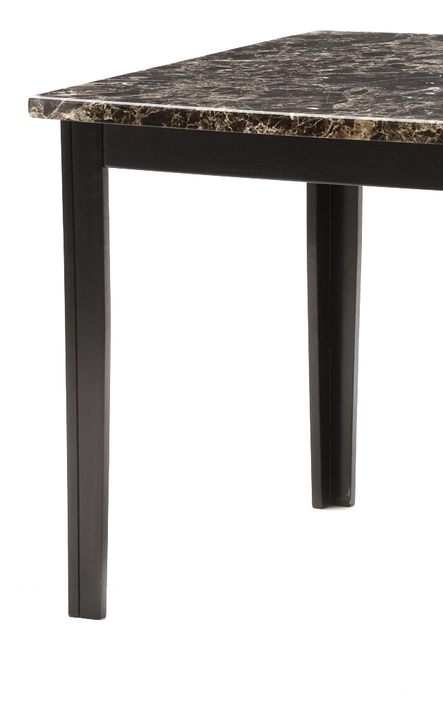 Contemporary Black Marble Style Table