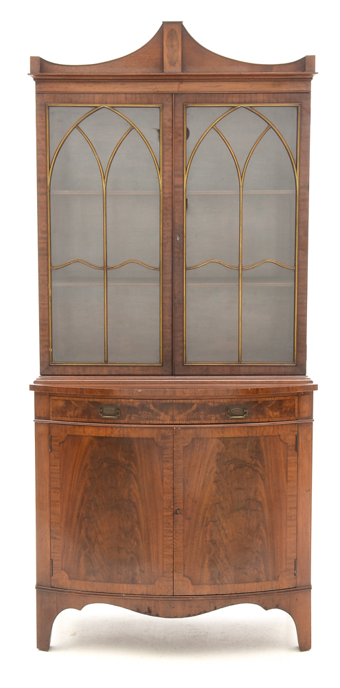 Vintage Mahogany China Cabinet