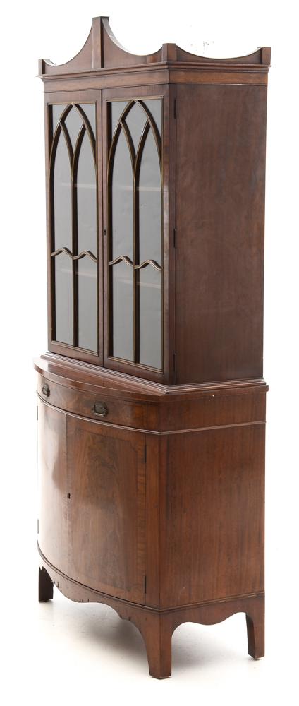 Vintage Mahogany China Cabinet