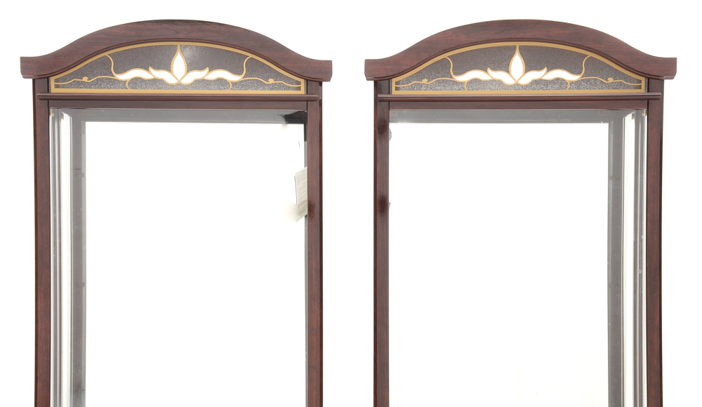 Pair of Ashley Furniture Display Cabinets