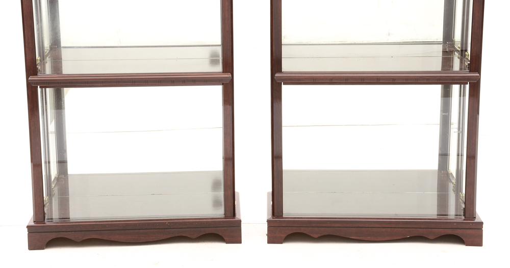 Pair of Ashley Furniture Display Cabinets