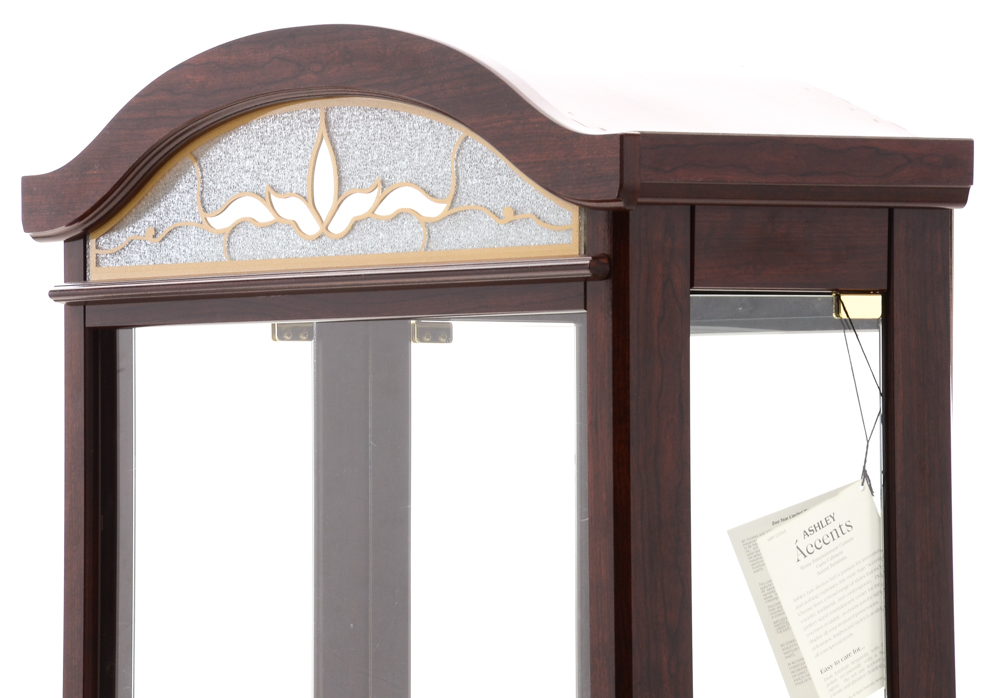 Pair of Ashley Furniture Display Cabinets