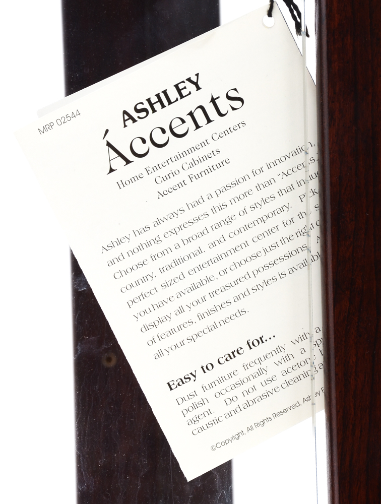 Pair of Ashley Furniture Display Cabinets