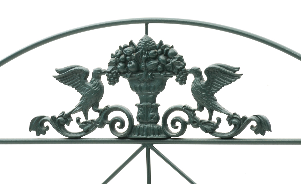 Wrought Iron Headboard and Footboard