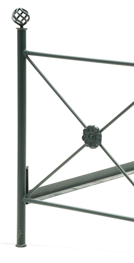 Wrought Iron Headboard and Footboard