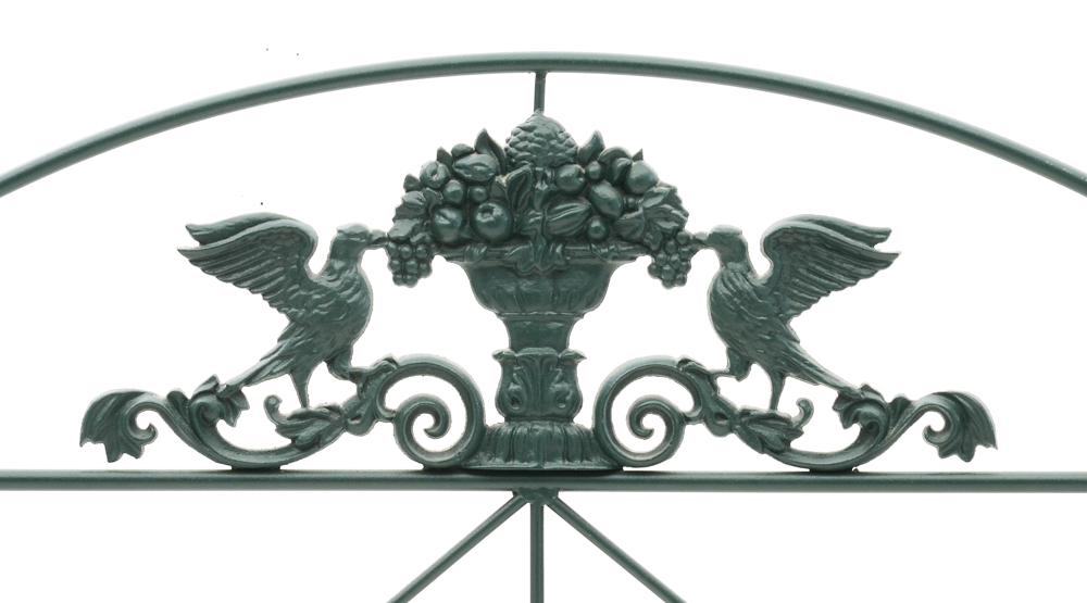 Wrought Iron Headboard and Footboard