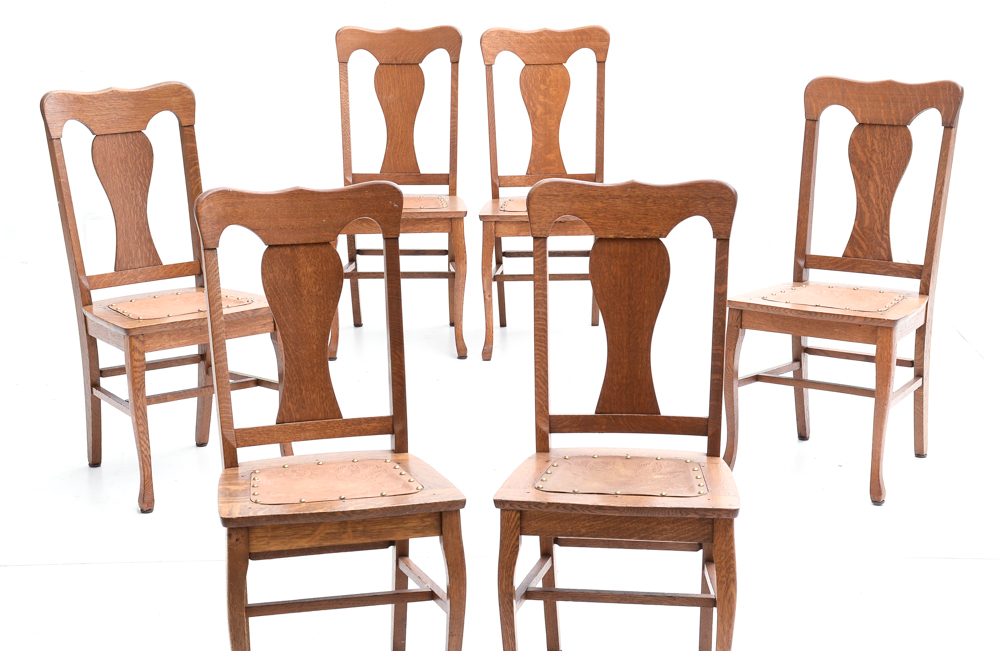 Set of Oak Dining Chairs