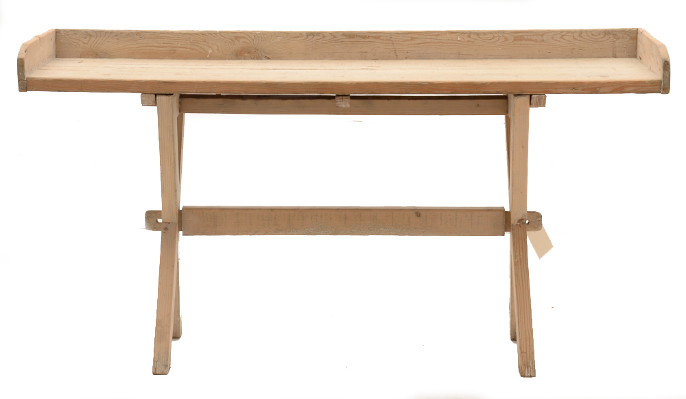 Van Thiel & Co. Reproduction Reclaimed Wood Sawbuck Table/Buffet