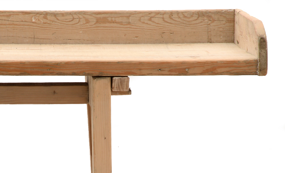 Van Thiel & Co. Reproduction Reclaimed Wood Sawbuck Table/Buffet