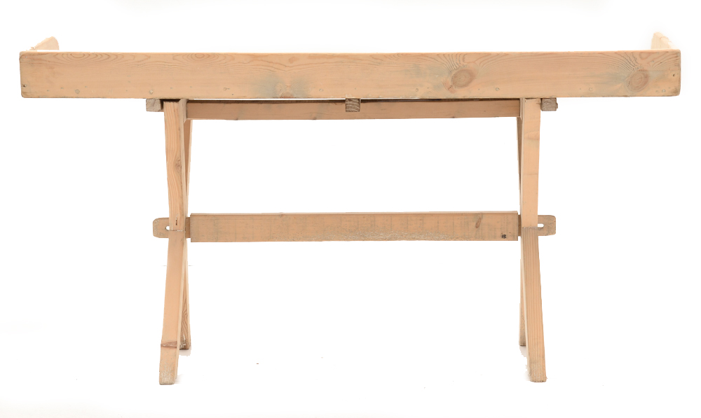 Van Thiel & Co. Reproduction Reclaimed Wood Sawbuck Table/Buffet