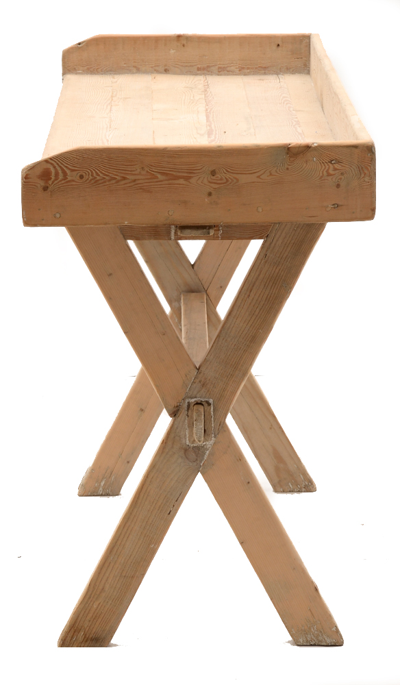 Van Thiel & Co. Reproduction Reclaimed Wood Sawbuck Table/Buffet