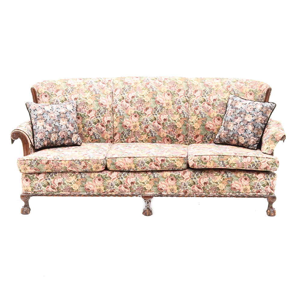 Vintage Floral Sofa
