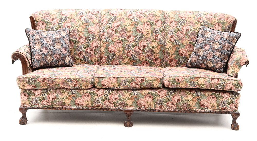 Vintage Floral Sofa