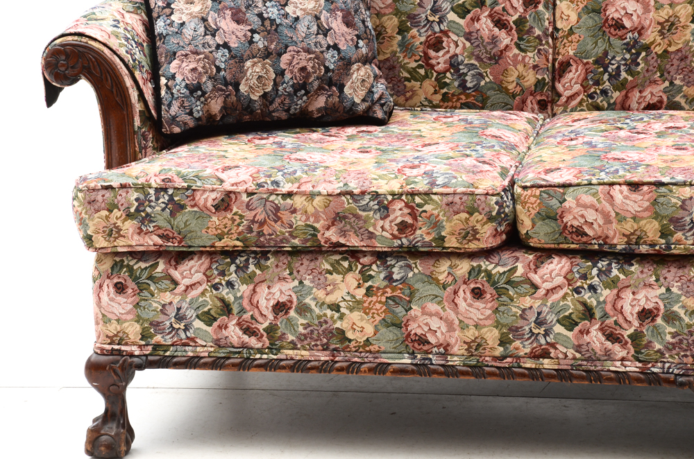Vintage Floral Sofa