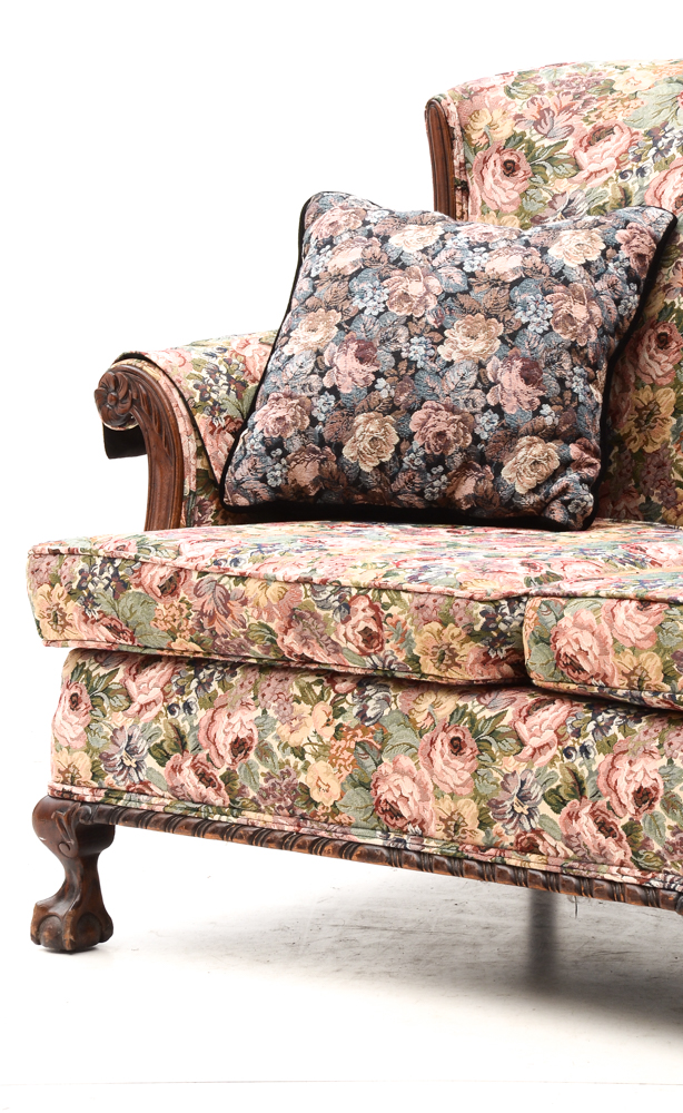 Vintage Floral Sofa