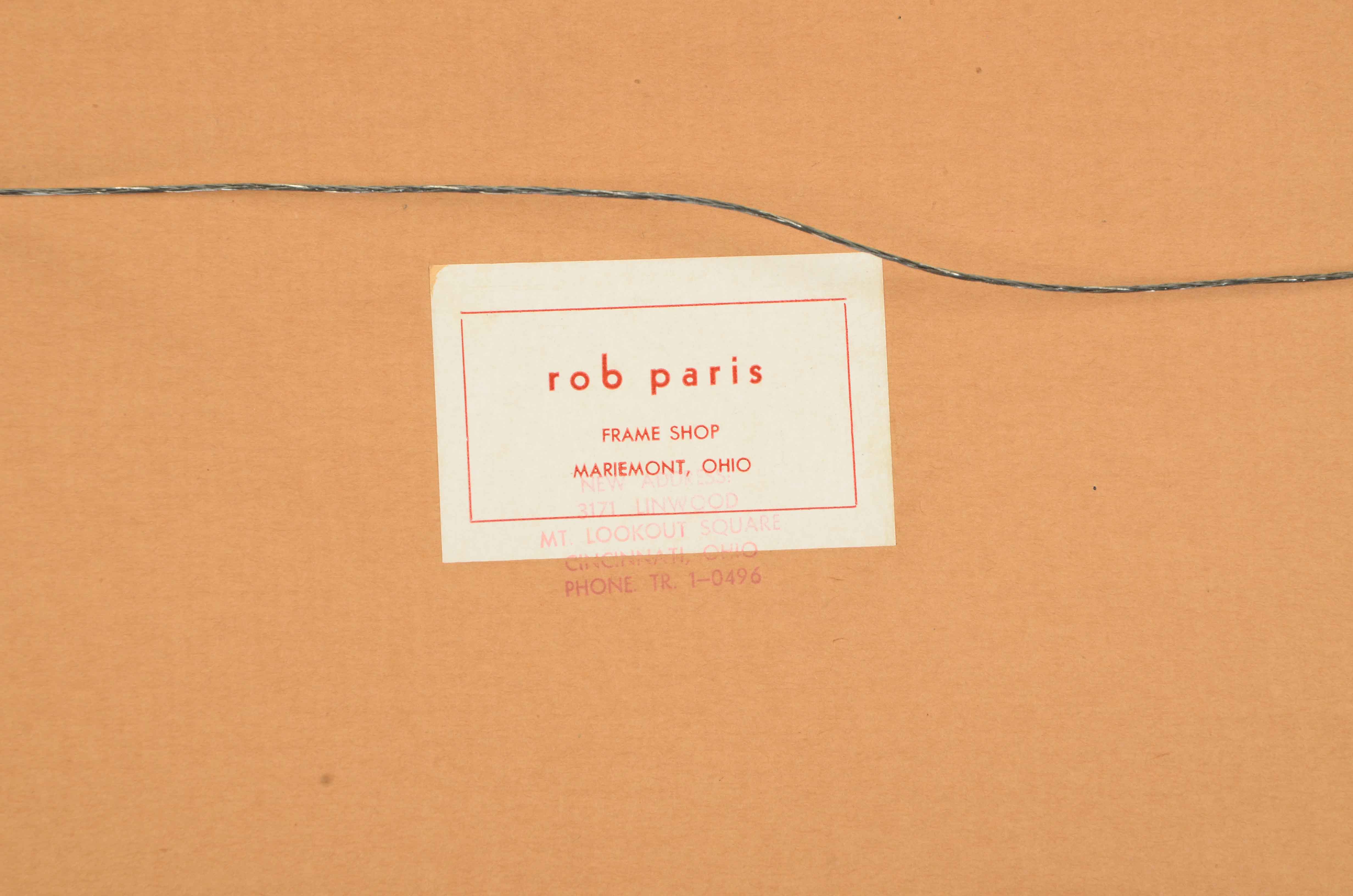 Boris O'Klein Hand Colored Etching with Aquatint "Sacun son Tour"