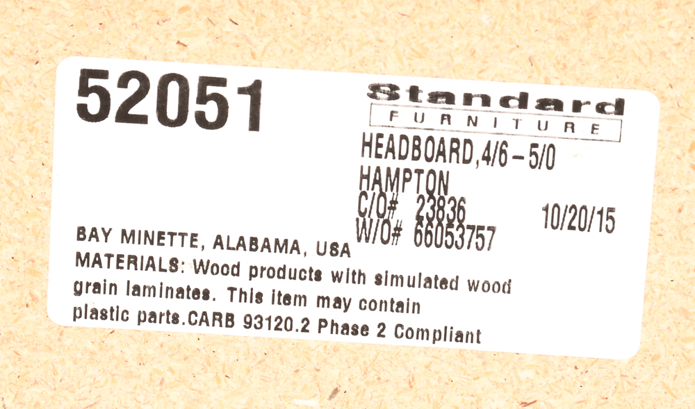 Queen Size Headboard in Black