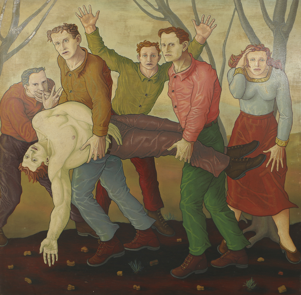 Carlo Di Paolo Oil Painting on Masonite "Why"