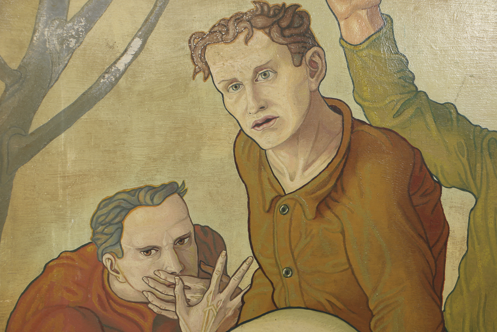 Carlo Di Paolo Oil Painting on Masonite "Why"