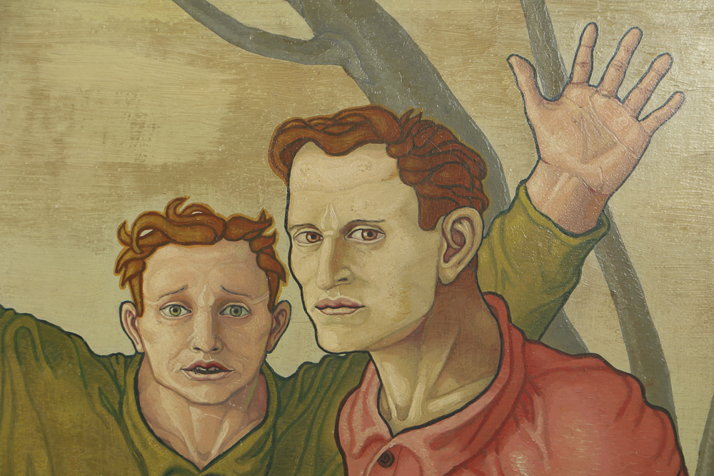 Carlo Di Paolo Oil Painting on Masonite "Why"