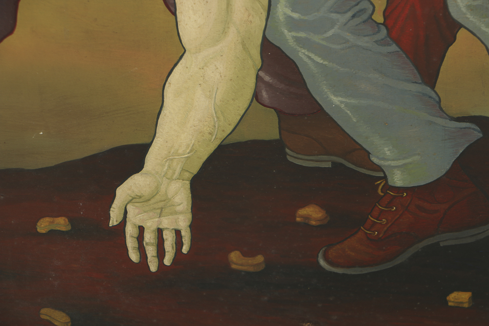 Carlo Di Paolo Oil Painting on Masonite "Why"