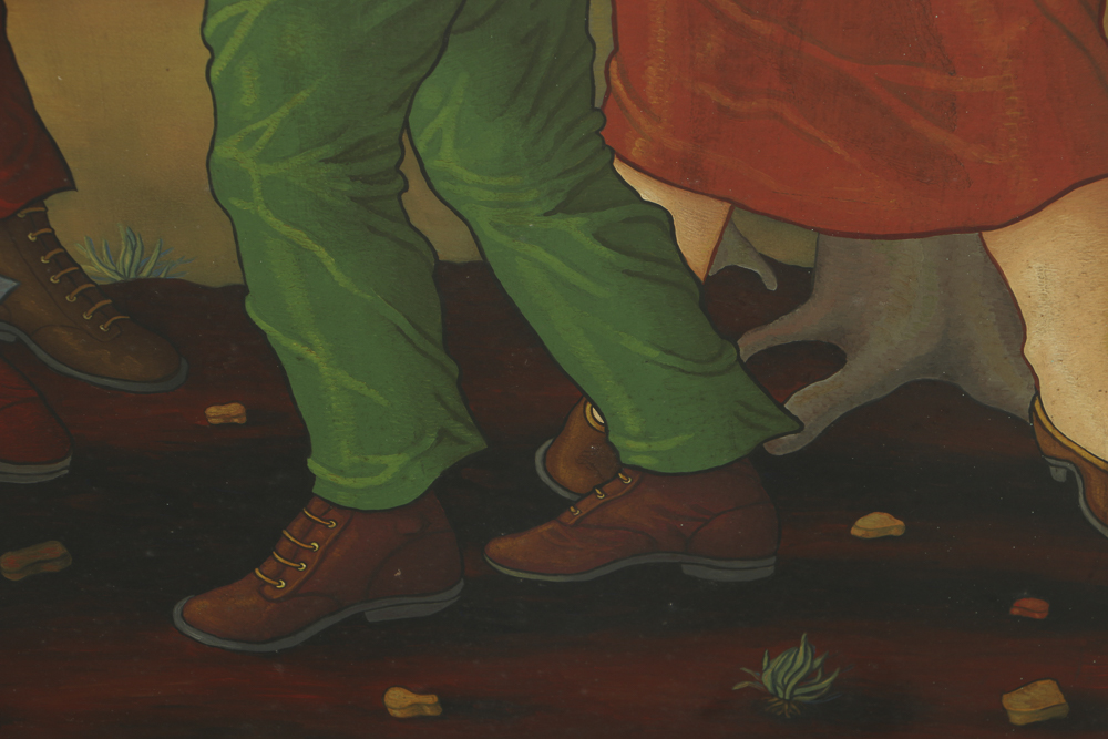 Carlo Di Paolo Oil Painting on Masonite "Why"