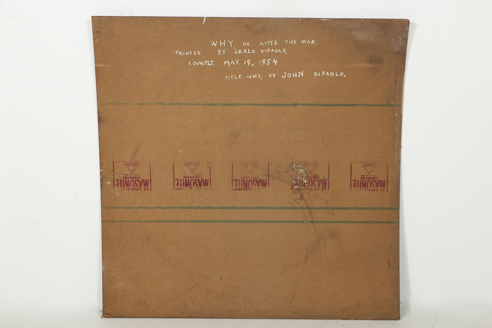 Carlo Di Paolo Oil Painting on Masonite "Why"