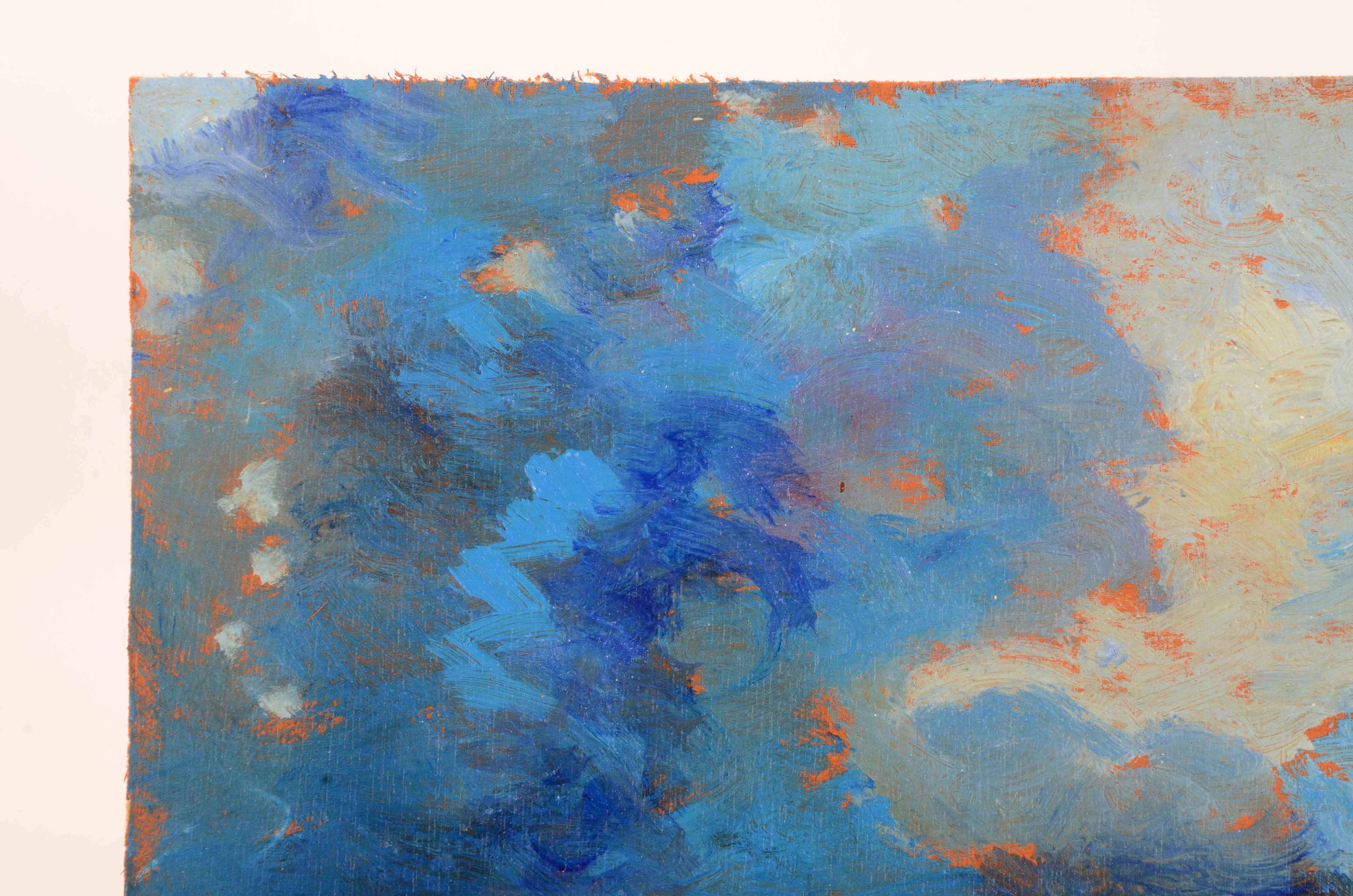 Sulmaz H. Radvand Original Acrylic on Panel Landscape Painting