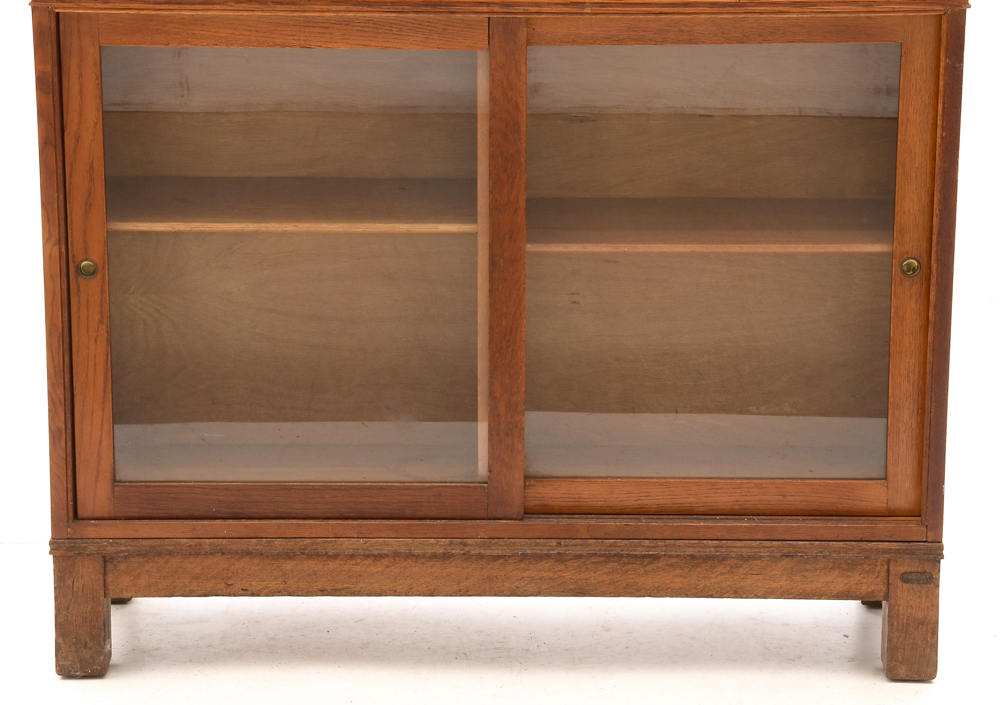 Oak Display Cabinet