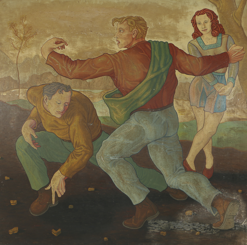 Carlo Di Paolo Oil Painting on Masonite "The Sower of Truth"