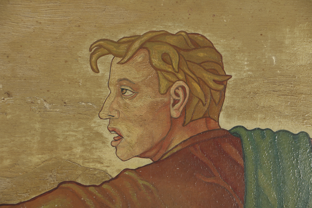 Carlo Di Paolo Oil Painting on Masonite "The Sower of Truth"