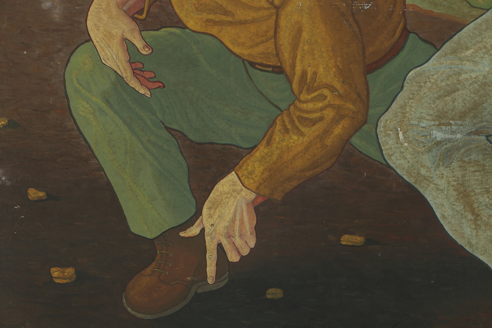 Carlo Di Paolo Oil Painting on Masonite "The Sower of Truth"