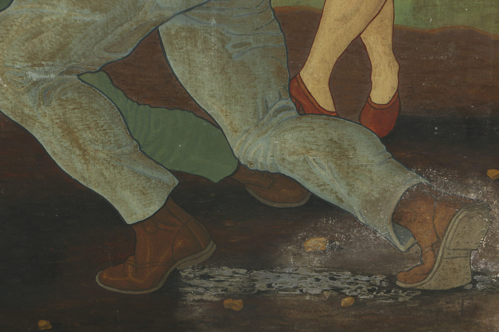 Carlo Di Paolo Oil Painting on Masonite "The Sower of Truth"