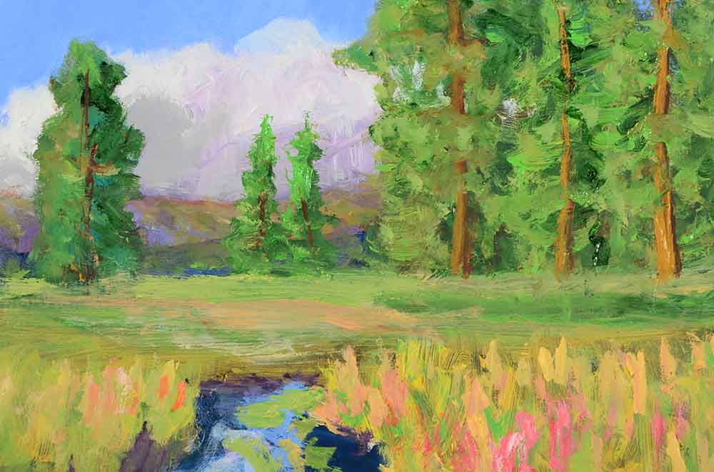 Kenneth Burnside Original Oil Painting on Masonite