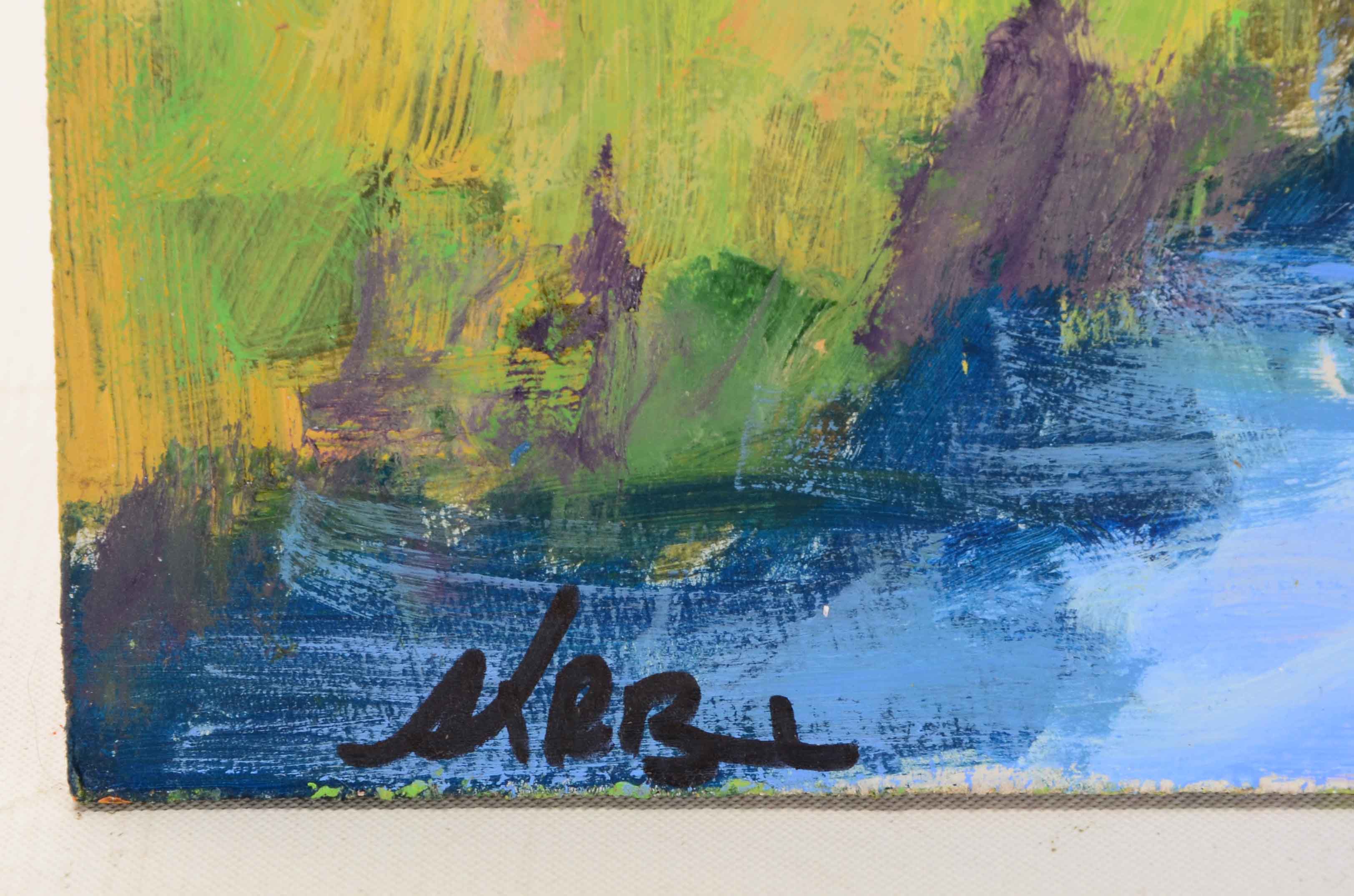 Kenneth Burnside Original Oil Painting on Masonite