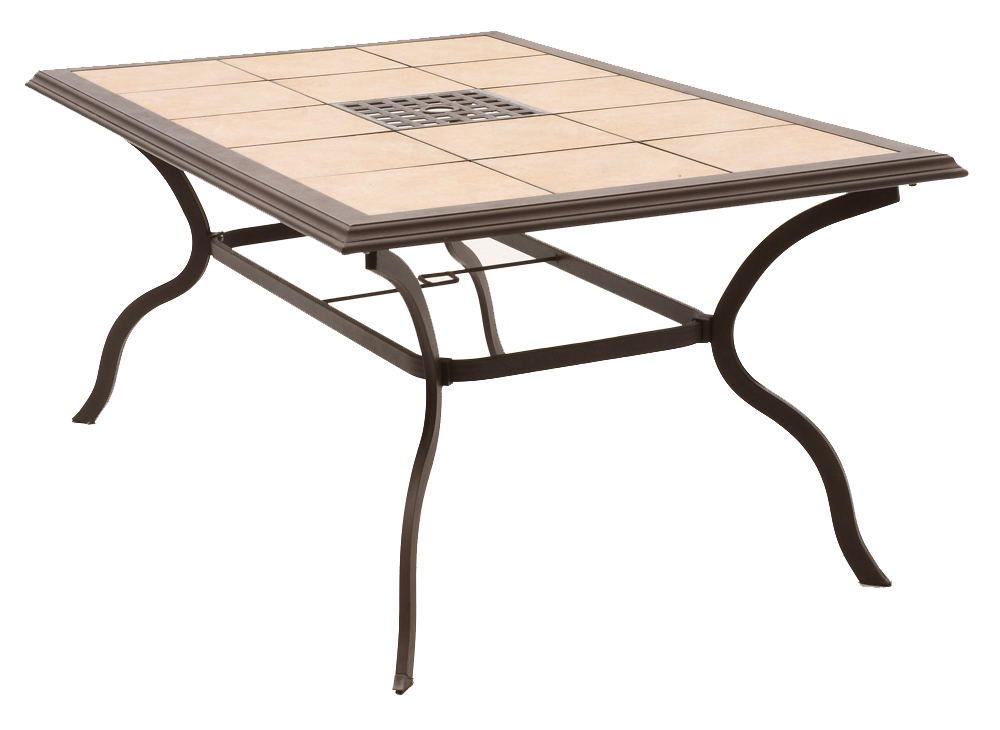 Tile Top Patio Table with Chairs