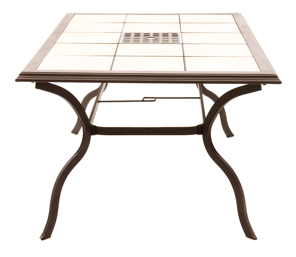 Tile Top Patio Table with Chairs