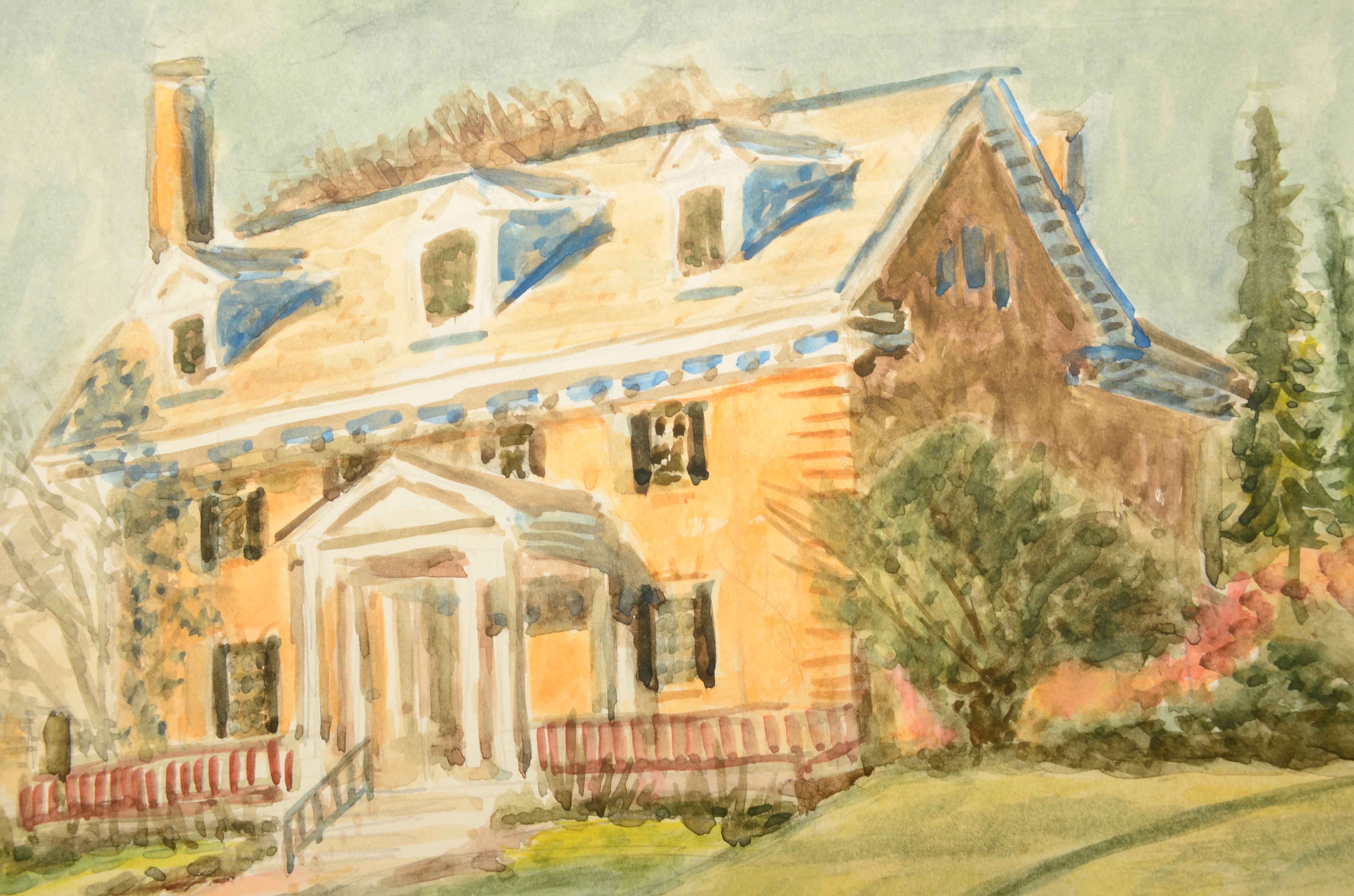 Robert Lahmann Three Watercolor Paintings