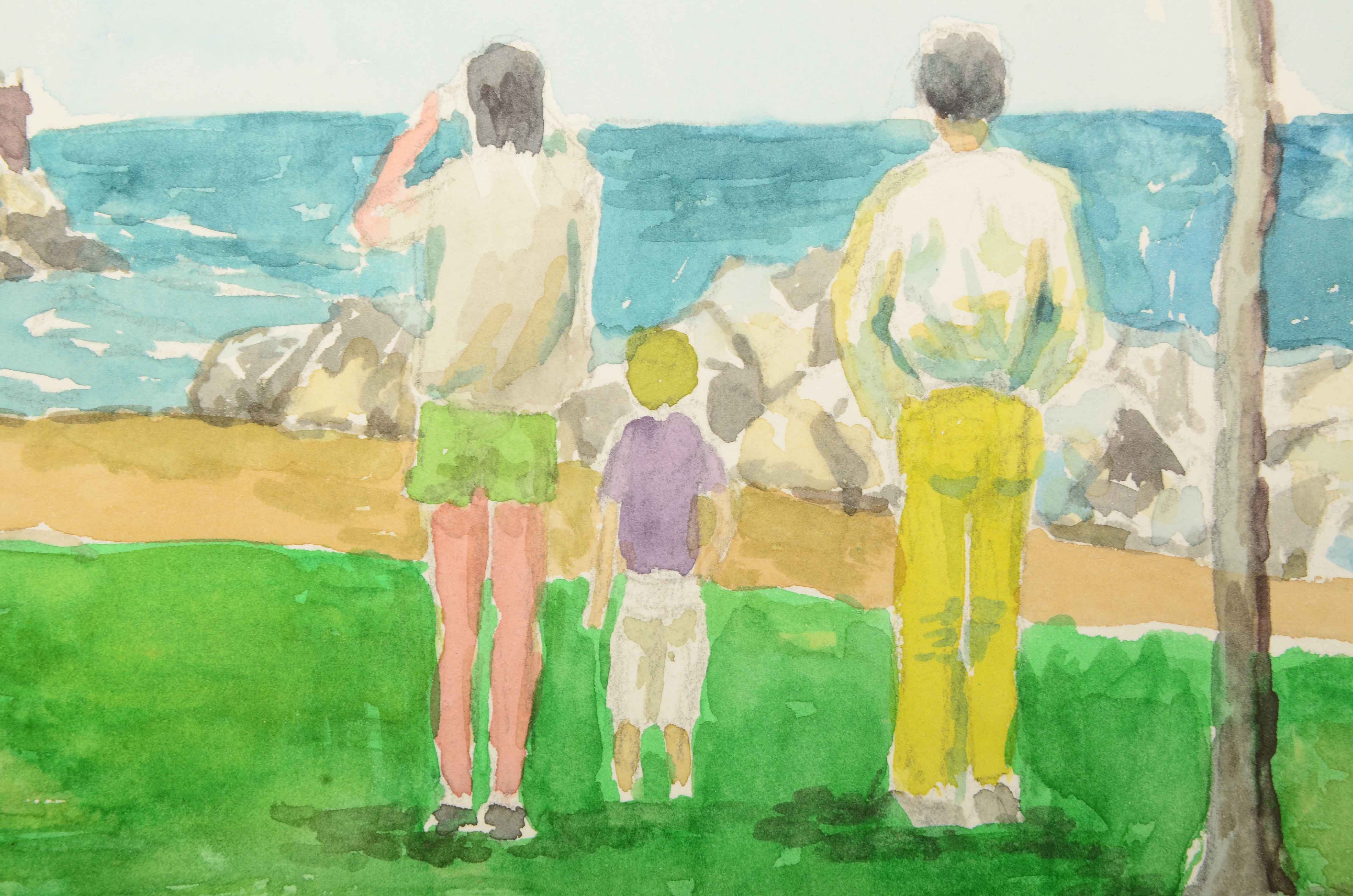 Robert Lahmann Two Watercolor Paintings