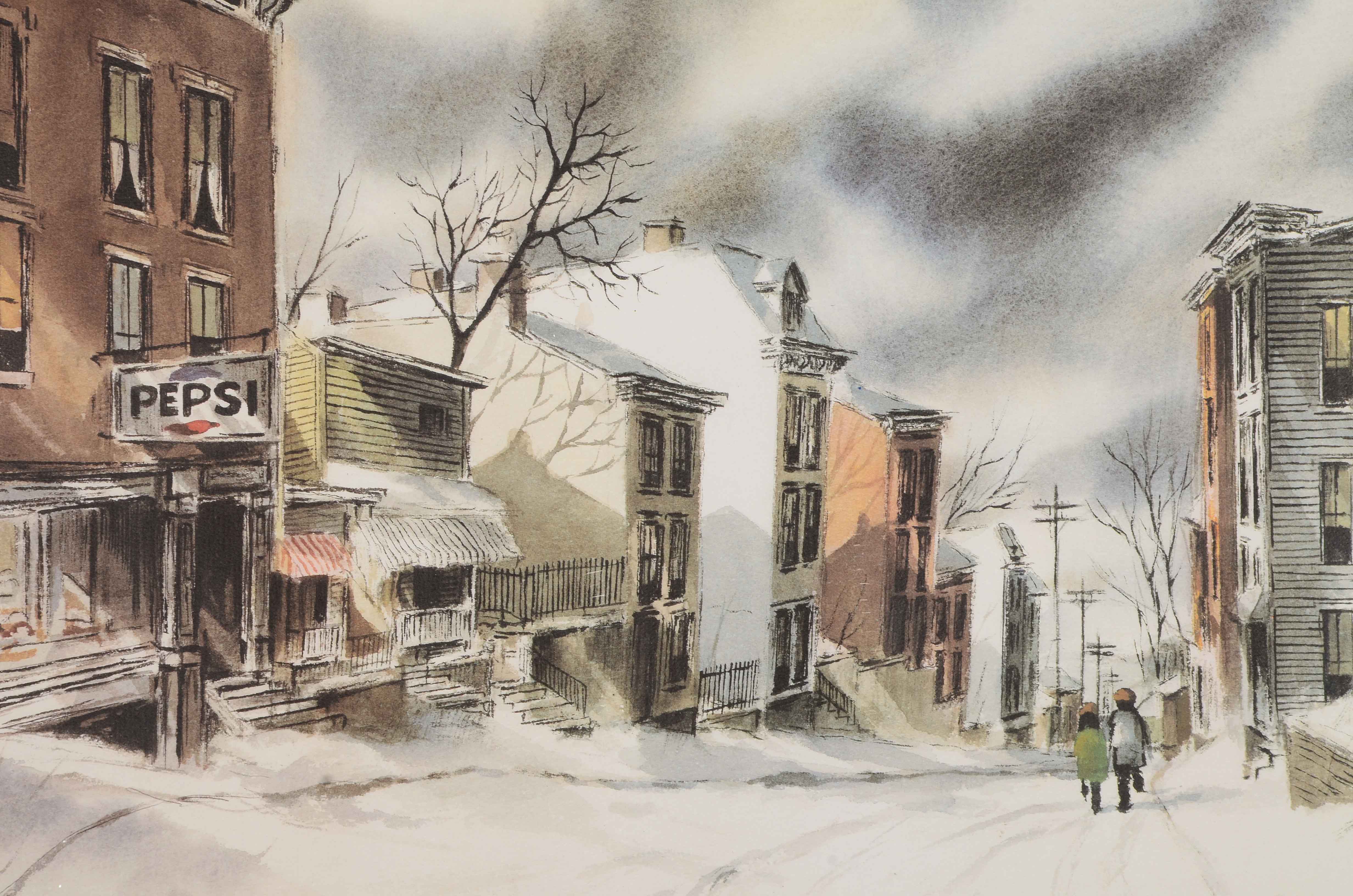 Robert Fabe Signed Offset Lithograph after "March Morning"
